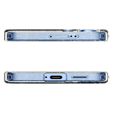 Spigen Liquid Crystal dėklas Samsung Galaxy S25 - permatomas su blizgučiais 3