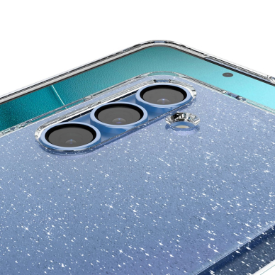 Spigen Liquid Crystal dėklas Samsung Galaxy S25 - permatomas su blizgučiais 8