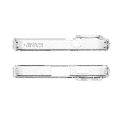 Samsung Galaxy S26+ Spigen Liquid Crystal Glitter dėklas – skaidrus su blizgučiais 4