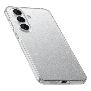 Samsung Galaxy S26+ Spigen Liquid Crystal Glitter dėklas – skaidrus su blizgučiais 9