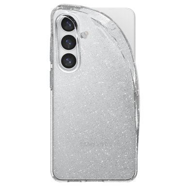 Samsung Galaxy S26 Spigen Liquid Crystal Glitter dėklas – skaidrus su blizgučiais 7