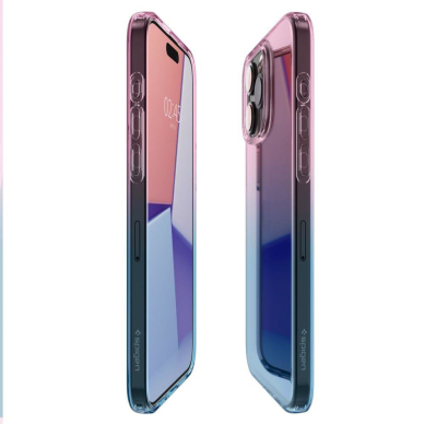 Apsauginis silikono dėklas Spigen LIQUID CRYSTAL IPHONE 15 PRO GRADATION rožinis 6 Apsauginis silikono dėklas Spigen LIQUID CRYSTAL IPHONE 15 PRO GRADATION rožinis 6