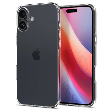 Spigen Liquid Crystal iPhone 16 Dėklas - Permatomas 1