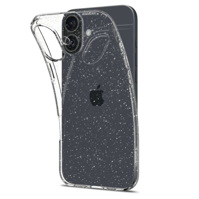 Spigen Liquid Crystal iPhone 16 Plus Dėklas - Skaidrus Glitter 2 Spigen Liquid Crystal iPhone 16 Plus Dėklas - Skaidrus Glitter 2