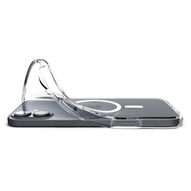 Spigen Liquid Crystal Mag Dėklas with MagSafe skirtas iPhone 16 - Permatomas 7