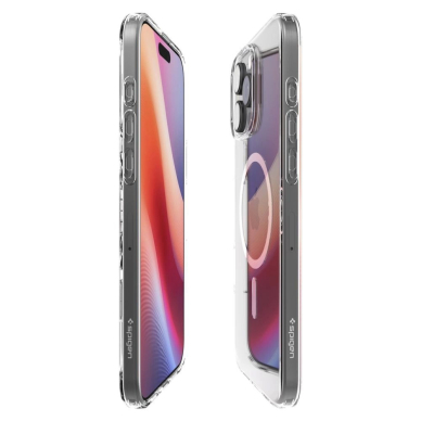 Spigen Liquid Crystal Mag MagSafe iPhone 16 Pro Dėklas - Permatomas 6