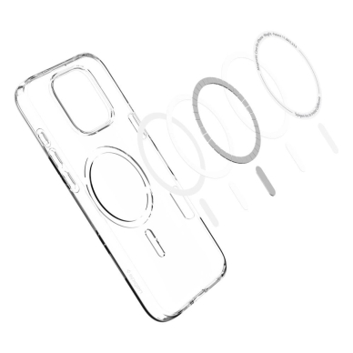 Spigen Liquid Crystal Mag MagSafe iPhone 16 Pro Dėklas - Permatomas 7