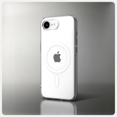 Spigen Liquid Crystal Mag MagSafe iPhone 16e Dėklas - Permatomas 9