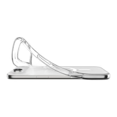iPhone 17 Air dėklas Spigen Liquid Crystal su MagSafe – skaidrus ir baltas 5