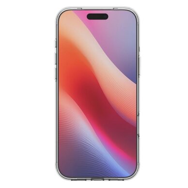 iPhone 17 Pro dėklas Spigen Liquid Crystal su MagSafe – skaidrus ir baltas 2