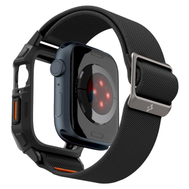 Apple Watch 4 / 5 / 6 / 7 / 8 / 9 / SE (44 / 45 mm) Spigen Lite Fit Pro dėklas-dirželis – matinės juodos spalvos 2 Apple Watch 4 / 5 / 6 / 7 / 8 / 9 / SE (44 / 45 mm) Spigen Lite Fit Pro dėklas-dirželis – matinės juodos spalvos 2