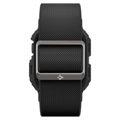 Apple Watch 4 / 5 / 6 / 7 / 8 / 9 / SE (44 / 45 mm) Spigen Lite Fit Pro dėklas-dirželis – matinės juodos spalvos 4