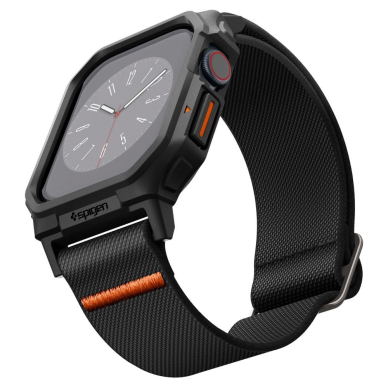 Apple Watch 10 42mm Spigen Lite Fit „PRO“ dirželis – juodas 5