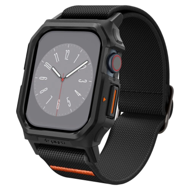 Apple Watch 10 42mm Spigen Lite Fit „PRO“ dirželis – juodas Apple Watch 10 42mm Spigen Lite Fit „PRO“ dirželis – juodas