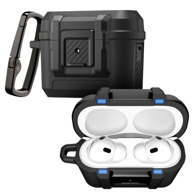 AirPods Pro 3 Spigen Lock Fit dėklas – juodas 1 AirPods Pro 3 Spigen Lock Fit dėklas – juodas 1