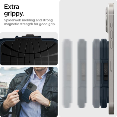 iPhone 16 – Spigen Lock Fit MagSafe Card dėklas - Tamsiai mėlynas 18 iPhone 16 – Spigen Lock Fit MagSafe Card dėklas - Tamsiai mėlynas 18