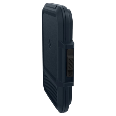 iPhone 16 – Spigen Lock Fit MagSafe Card dėklas - Tamsiai mėlynas 6