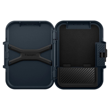 iPhone 16 – Spigen Lock Fit MagSafe Card dėklas - Tamsiai mėlynas 7