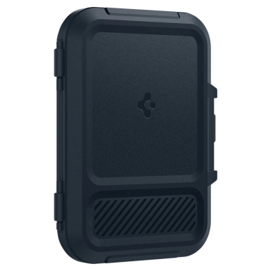 iPhone 16 – Spigen Lock Fit MagSafe Card dėklas - Tamsiai mėlynas 9