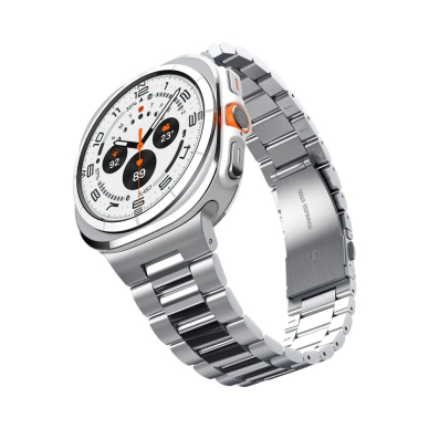 Samsung Galaxy Watch Ultra 47mm Spigen Modern Fit Band apyrankė – sidabrinė 7