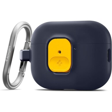 AirPods Pro 3 Spigen Nano Pop dėklas – tamsiai mėlynas / geltonas AirPods Pro 3 Spigen Nano Pop dėklas – tamsiai mėlynas / geltonas