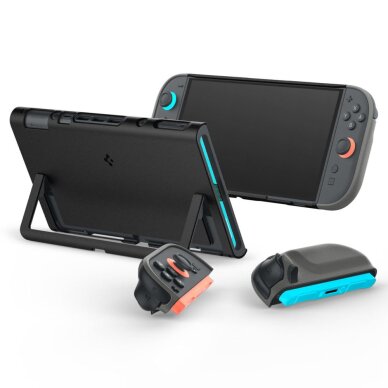 Nintendo Switch 2 Spigen Nano Pop dėklas – juodas 1 Nintendo Switch 2 Spigen Nano Pop dėklas – juodas 1