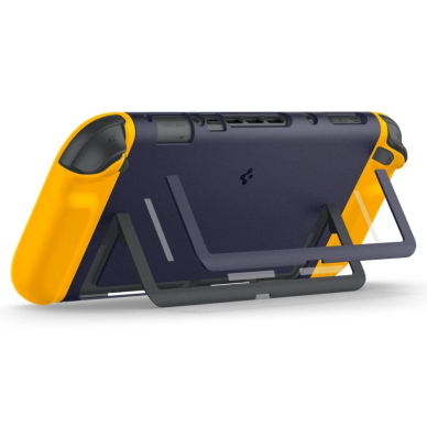 Nintendo Switch 2 – Spigen Nano Pop dėklas - Tamsiai mėlynas ir geltonas 14