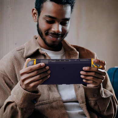 Nintendo Switch 2 – Spigen Nano Pop dėklas - Tamsiai mėlynas ir geltonas 16