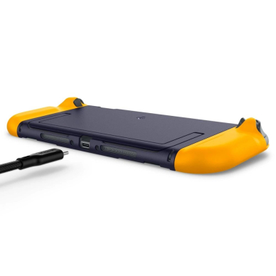 Nintendo Switch 2 – Spigen Nano Pop dėklas - Tamsiai mėlynas ir geltonas 9