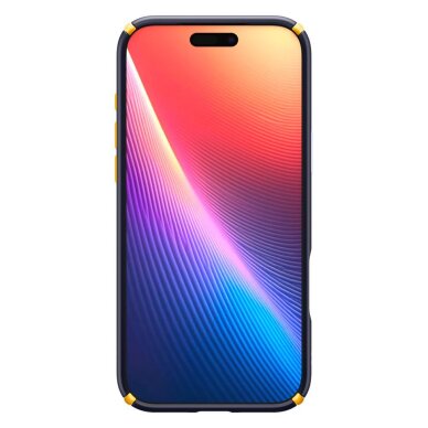 iPhone 17 Pro Spigen Nano Pop Hybrid MagSafe dėklas – tamsiai mėlynas 3