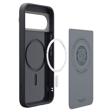 Google Pixel 10 / 10 Pro Spigen Nano Pop Mag MagSafe dėklas – juodas 9