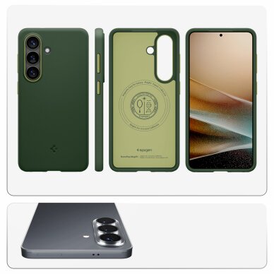 Samsung Galaxy S26 Spigen Nano Pop Mag MagSafe dėklas – žalias 10 Samsung Galaxy S26 Spigen Nano Pop Mag MagSafe dėklas – žalias 10