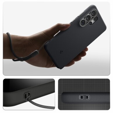 Samsung Galaxy S26 Ultra Spigen Nano Pop Mag MagSafe dėklas – juodas 17