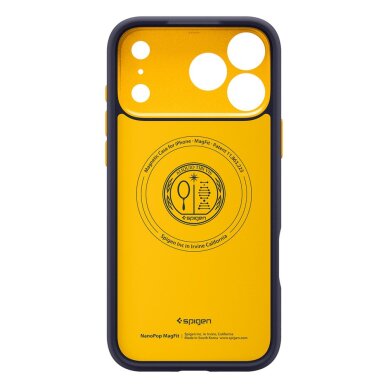 iPhone 17 Pro Max dėklas Spigen Nano Pop su MagSafe – tamsiai mėlynas 2