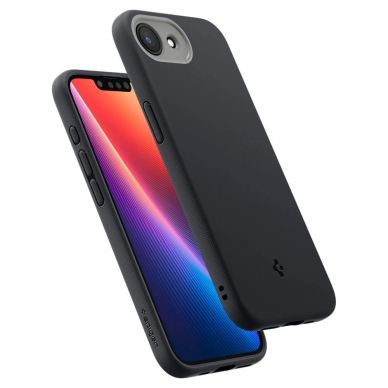 Spigen Nano Pop MagSafe iPhone 16e Dėklas - Matinis Juodas 7