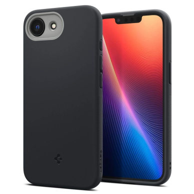 Spigen Nano Pop MagSafe iPhone 16e Dėklas - Matinis Juodas