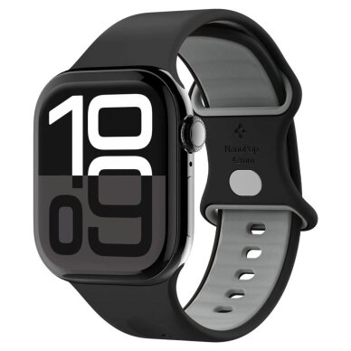 Apple Watch 40/41/42 mm Spigen Nano Pop dirželis – juodas ir pilkas