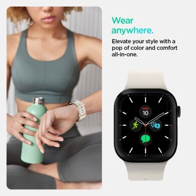 Apple Watch 44 / 45 / 46 / 49 mm Spigen Nano Pop dirželis – smėlinis ir oranžinis 11 Apple Watch 44 / 45 / 46 / 49 mm Spigen Nano Pop dirželis – smėlinis ir oranžinis 11