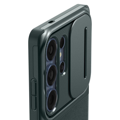 Spigen Optik Armor dėklas Samsung Galaxy S25 Ultra - žalias 5