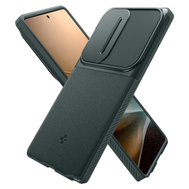 Spigen Optik Armor dėklas Samsung Galaxy S25 Ultra - žalias 9
