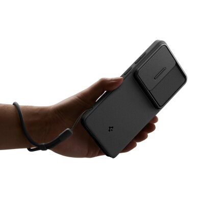 Samsung Galaxy S26 Ultra Spigen Optik Armor dėklas – juodas 8