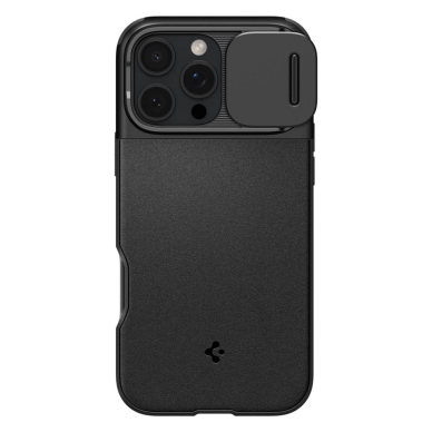 Spigen Optik Armor Mag Dėklas with MagSafe skirtas iPhone 16 Pro Max - Juodas 1