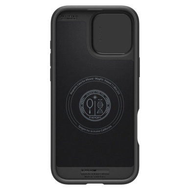 Spigen Optik Armor Mag Dėklas with MagSafe skirtas iPhone 16 Pro Max - Juodas 3