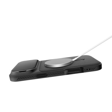 iPhone 17 Pro Max Spigen Optik Armor MagSafe dėklas – juodas 9 iPhone 17 Pro Max Spigen Optik Armor MagSafe dėklas – juodas 9