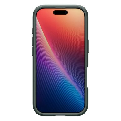 iPhone 17 Spigen Optik Armor MagSafe dėklas – žalias 3