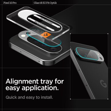 Google Pixel 10 Pro Spigen Optik Glas.tR 2-pack kameros apsauga 14 Google Pixel 10 Pro Spigen Optik Glas.tR 2-pack kameros apsauga 14