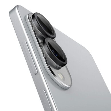 Samsung Galaxy S25 Edge Spigen Optik Pro GLAS.TR EZ Fit 2 vnt. kameros apsauga – juoda 2 Samsung Galaxy S25 Edge Spigen Optik Pro GLAS.TR EZ Fit 2 vnt. kameros apsauga – juoda 2