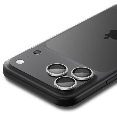 iPhone 16 Pro / 16 Pro Max / 17 Pro / 17 Pro Max Spigen Optik Pro Glas.tR EZ Fit kameros dangtelis (2 vnt.) – sidabrinis 3 iPhone 16 Pro / 16 Pro Max / 17 Pro / 17 Pro Max Spigen Optik Pro Glas.tR EZ Fit kameros dangtelis (2 vnt.) – sidabrinis 3