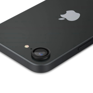 Spigen Optik Pro GLAS.TR "Ez Fit" kameros dangtelis (2 vnt.) skirtas iPhone 16e – juodas 3
