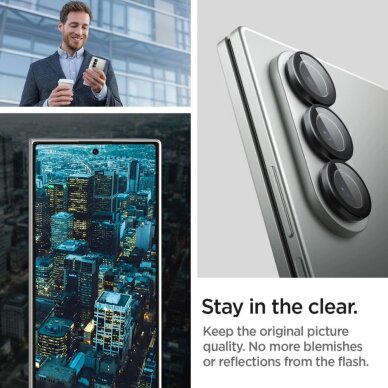 Samsung Galaxy Z Fold 7 Spigen Optik Pro HD Glas.TR EZ Fit kameros apsauga (2 vnt.) – juoda 7 Samsung Galaxy Z Fold 7 Spigen Optik Pro HD Glas.TR EZ Fit kameros apsauga (2 vnt.) – juoda 7